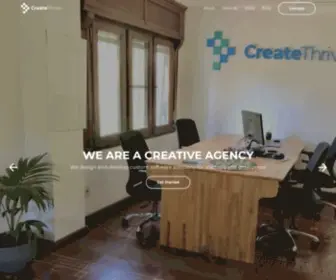 Createthrive.com(Software development company) Screenshot