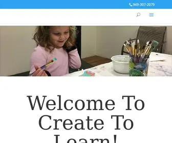 Createtolearn.org(Create To Learn) Screenshot