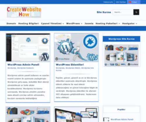 Createwebsitehow.com(Create Website How) Screenshot