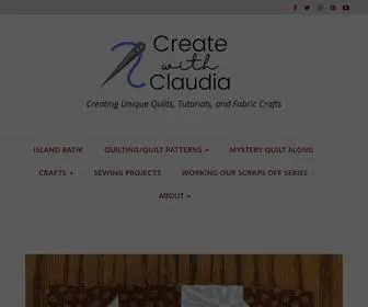 Createwithclaudia.com(Create with Claudia) Screenshot
