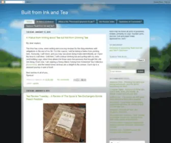 Createwritedrink.com(Built from Ink and Tea) Screenshot