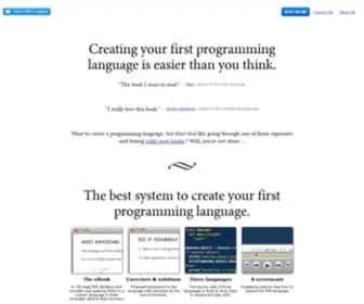 Createyourproglang.com(Create Your Own Programming Language) Screenshot