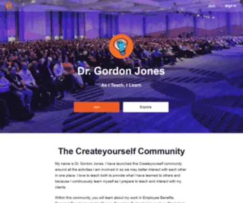 Createyourself.com(Let's Build Something) Screenshot