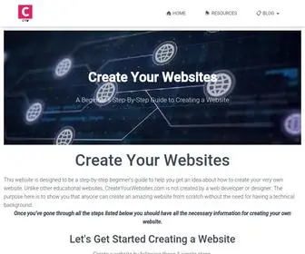 Createyourwebsites.com(Create a Website Guide) Screenshot