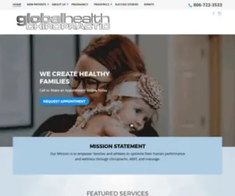 Createyourwellness.com(Global Health Chiropractic) Screenshot