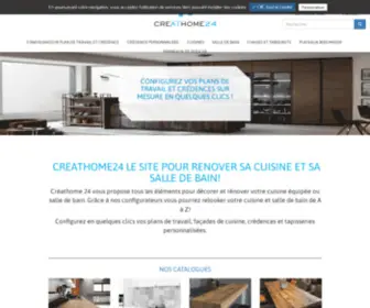 Creathome24.com(Cuisines italiennes design par Creathome 24) Screenshot