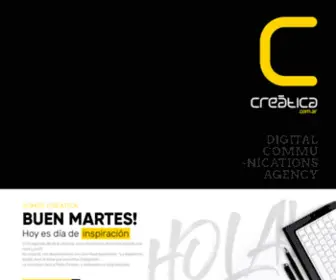 Creatica.com.ar(Publicidad digital) Screenshot