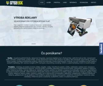 Creatick.sk(Kreatívna reklama) Screenshot