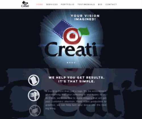 Creati.com(Creati Video Production & Graphic Design Branding Services West Palm Beach) Screenshot