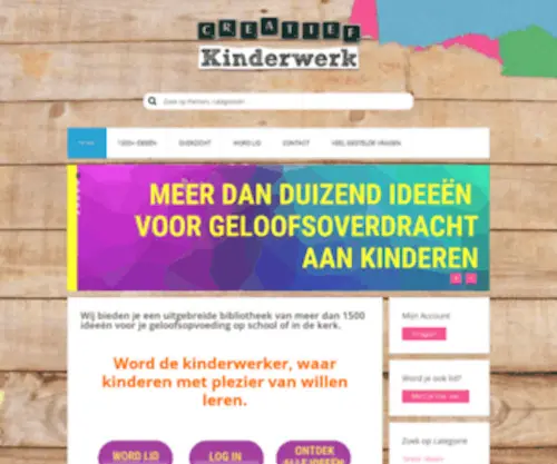 Creatiefkinderwerk.nl(Creatiefkinderwerk) Screenshot