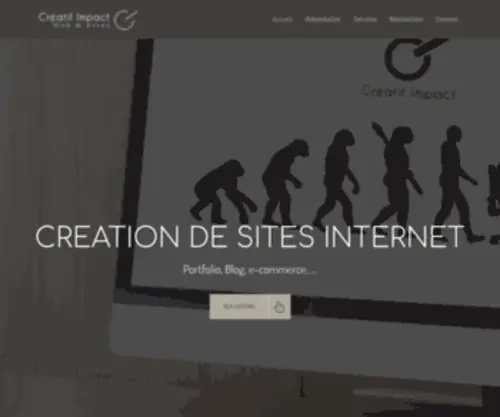 Creatif-Impact.com(Création de sites internet 94) Screenshot