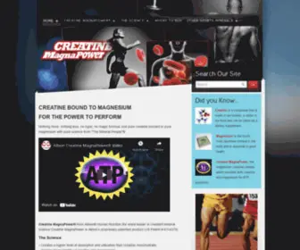 Creatinemagnapower.com(Creatine MagnaPower) Screenshot