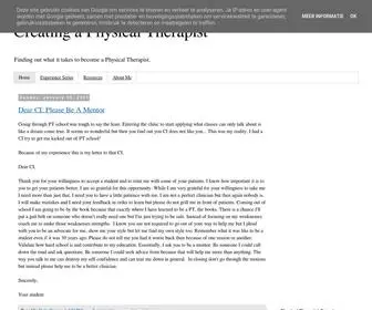 Creatingapt.com(Creating a Physical Therapist) Screenshot