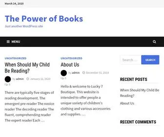 Creatingareader.com(The Power of Books) Screenshot