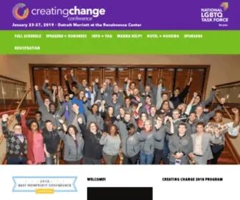 Creatingchange.org(Creating Change) Screenshot