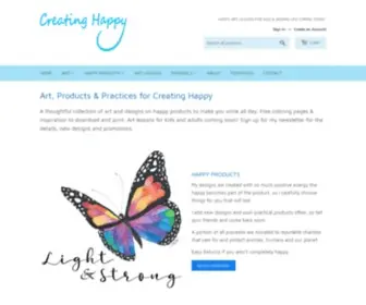 Creatinghappy.net(Creating Happy Living) Screenshot