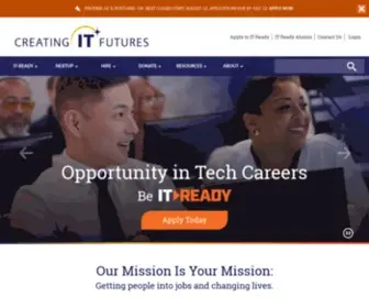 Creatingitfutures.org(Information Technology (IT) Non) Screenshot