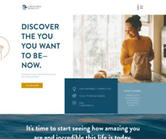 Creatingrealitynow.com(Creating Reality) Screenshot