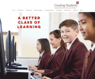 Creatingstudents.com.au(Creating Students) Screenshot