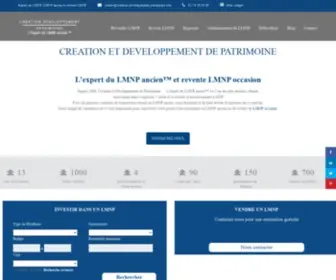 Creation-Developpement-Patrimoine.com(LMNP) Screenshot