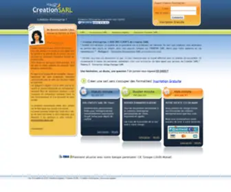 Creation-Sarl.com(Creation d'entreprise en 15mn) Screenshot