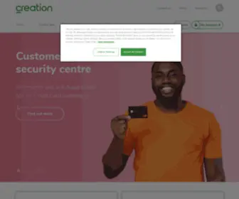 Creation.co.uk(Creation Consumer Finance) Screenshot