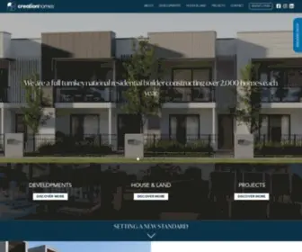 Creationhomes.com.au(Creation Homes) Screenshot