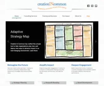 Creationincommon.com(Creation In Common) Screenshot