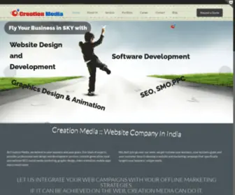 Creationmediaindia.com(Creation Media) Screenshot