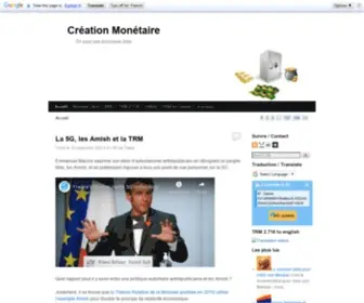 Creationmonetaire.info(Création Monétaire) Screenshot
