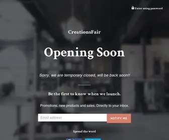 Creationsfair.com(CreationsFair) Screenshot