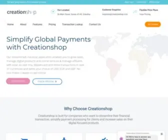 Creationshop.com(Creationshop eCommerce) Screenshot