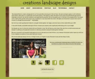 Creationslandscapedesigns.com(Creations Landscape Designs) Screenshot