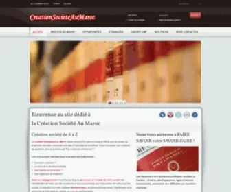 Creationsocieteaumaroc.com(Creationsocieteaumaroc) Screenshot