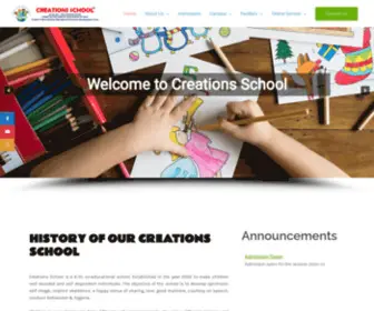 Creationsschool.in(Committed for Complete Development of Child) Screenshot