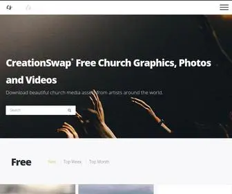 Creationswap.com(Free Church Images) Screenshot