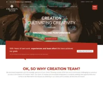 Creationteam.com(Cultivating Creativity) Screenshot