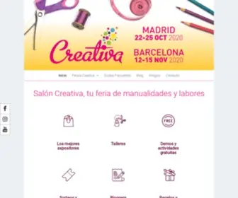 Creativa-Spain.com(Salón Creativa) Screenshot