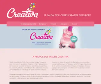 Creativa.eu(Creativa, la référence des salons des loisirs créatifs et du DIY Creativa, la référence des salons des loisirs créatifs et du DIY) Screenshot