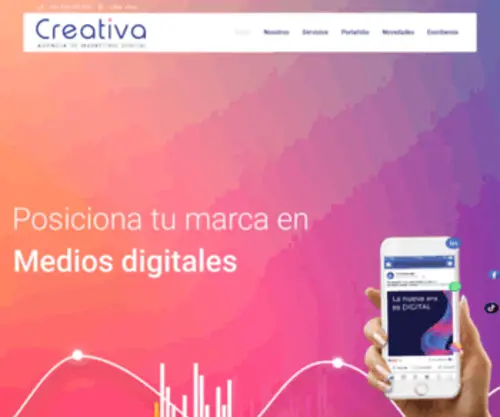 Creativagencia.com(Inicio) Screenshot