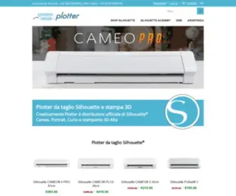 Creativamenteplotter.it(Plotter da taglio Silhouette Importatore Ufficiale) Screenshot