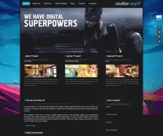 Creative-Angels.com(Web design delhi) Screenshot