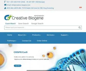 Creative-Biogene.com(Creative Biogene) Screenshot