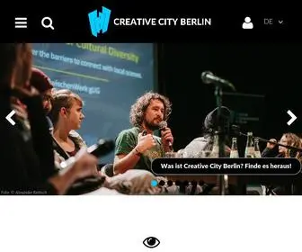 Creative-City-Berlin.de(Creative City Berlin) Screenshot