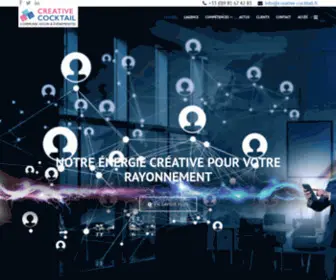 Creative-Cocktail.fr(Agence de communication Yonne) Screenshot