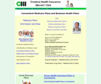 Creative-Health-Insurance.com(Connecticut Medicare Supplement and Medicare Advantage Plans Information and Help) Screenshot