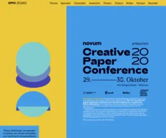 Creative-Paper.de(Creative Paper Conference) Screenshot