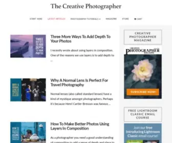 Creative-Photographer.com(The Creative Photographer) Screenshot