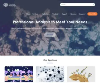Creative-Proteomics.com(Proteomics, metabolomics, lipidomics, Glycomics Service) Screenshot