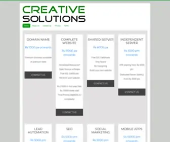 Creative-Solutions.co.in(Creative Solutions) Screenshot